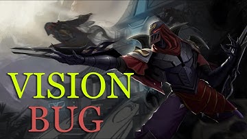 New Zed Vision Bug 2020 - League of Legends