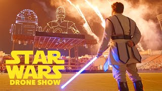 World's LARGEST Star Wars Drone Show (1,000 Drones)