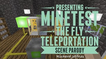 Minetest "The FLY" Parody Teleportation Scene