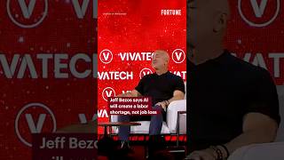 Jeff Bezos says AI will create a labor shortage, not job loss #Bezos #AI
