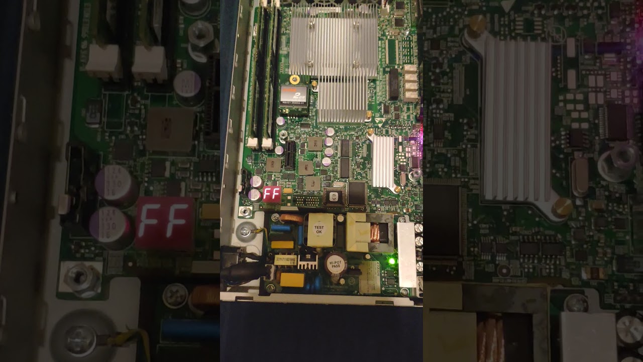 Riverbed Steelhead sha-250 .Post code "FF" замена  процессора на более мощный.