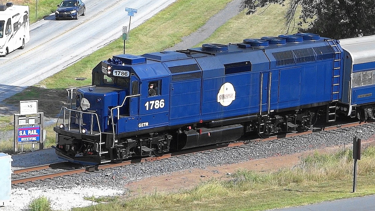 1st Run of Gettysburg Railway Patriot Rail Excursions Train - YouTube