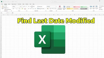How To Find Last Date & Time Excel File Was Modified