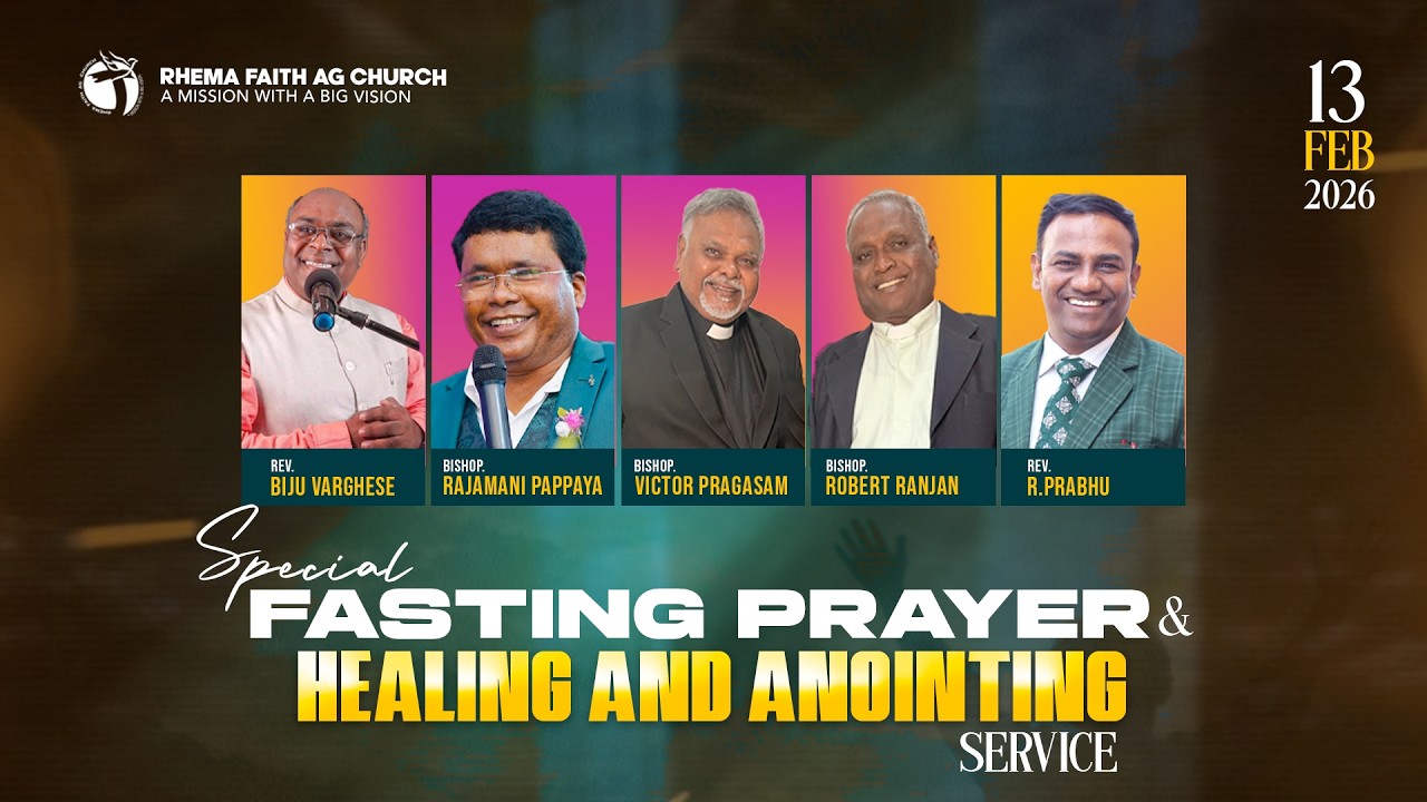 21Days Fasting Prayer Day-8 -10:00AM | REV.R.PRABHU | BISHOP. RAJAMANI PAPPAYA #rfagchuch #agchurch