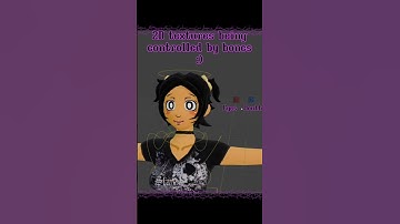 Bones controlling 2D textures!!!