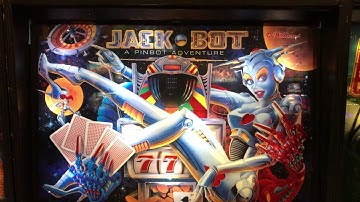 JackBot Pinball Machine Backglass - Translite - Playfield Quick Look - Williams Pinball