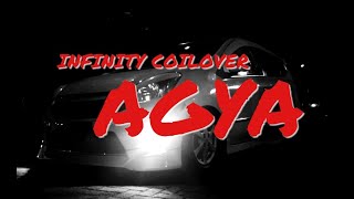 Toyota Agya using Infinity Custom Coilover - Coilover Made in Indonesia