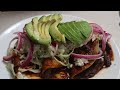 enmoladas de pollo y carne asada