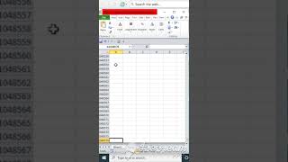 End row coulmn in excel / ms excel row coulmn  / exceltips2021 shortsvideo shorts @CTLIndia