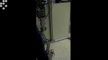Robot squatting using reflexive stability control