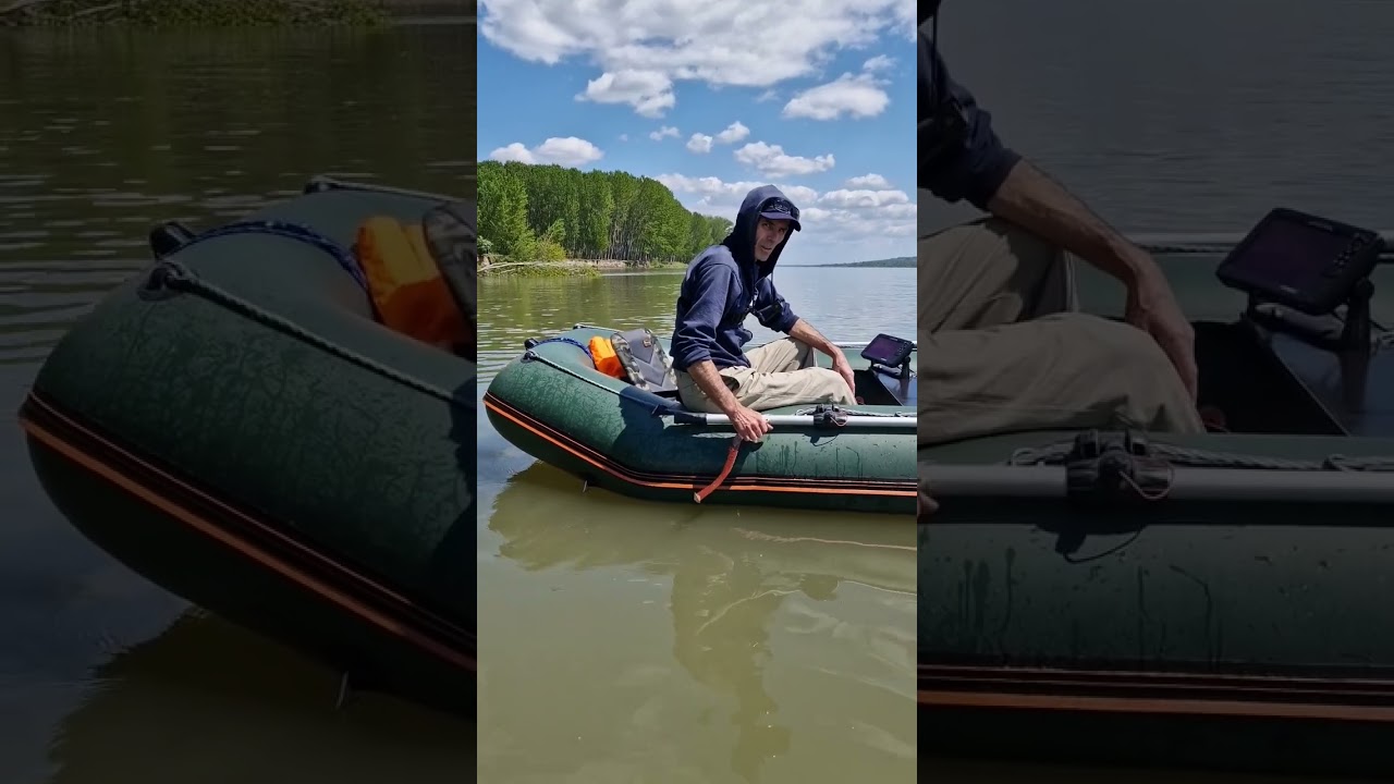 Clonk fishing for catfish . Searching the big one 