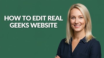 How to Edit Real Geeks Website - Julia