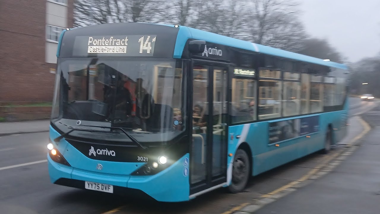 *Loud Diff + Voith squeal* Arriva Yorkshire ADL Enviro200 MMC route 141 (YY75 DVF) 3021