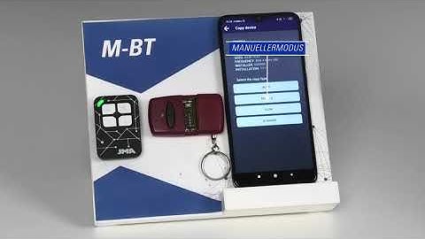 M-BT mit der App - Rolling Code 1 Taste + Aktivierungstasten