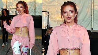 Bella Thorne Asks Photographers 'Are My N*pples Showing' As She Steps Out In NYC In Daring Outfit