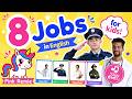 【こども英会話】おしごとの名前を言ってみよう! | Jobs in English for Kids