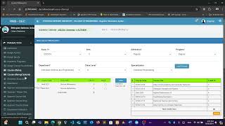 Course Offering & Section Creating