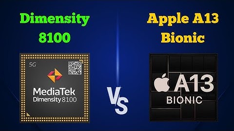 Dimensity 8100 vs Apple A13 Bionic 💥@thetechnicalgyan Apple A13 Bionic vs Dimensity 8100