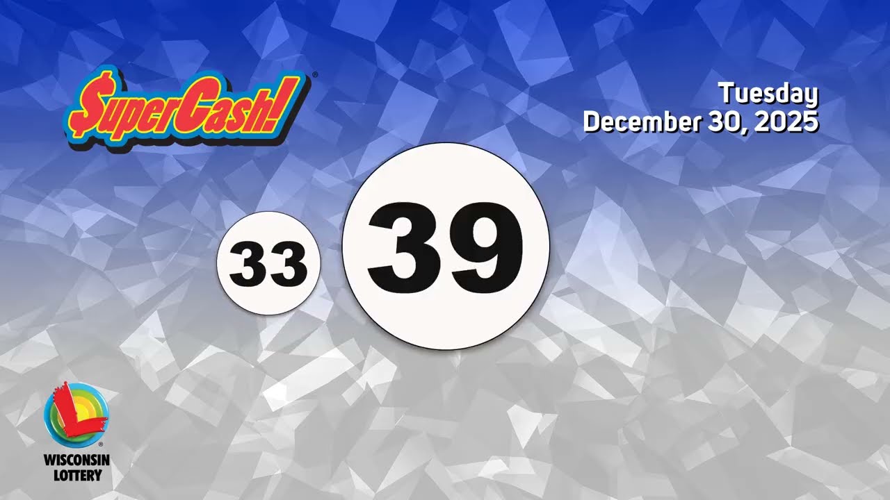 Wisconsin Lottery Evening Draw 12/30/2025