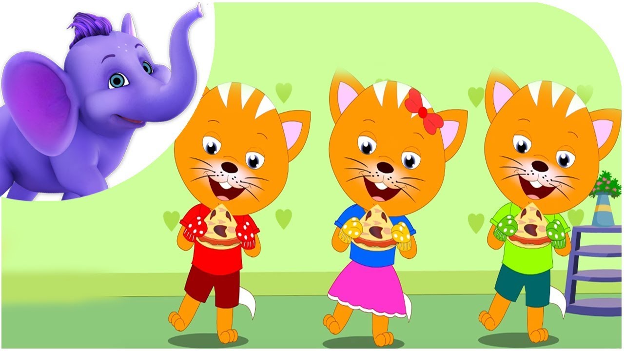 Three Little Kittens - Nursery Rhyme with Karaoke - YouTube