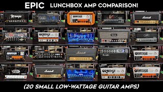 EPIC lunchbox amp comparison! (20 small low-wattage guitar amps)