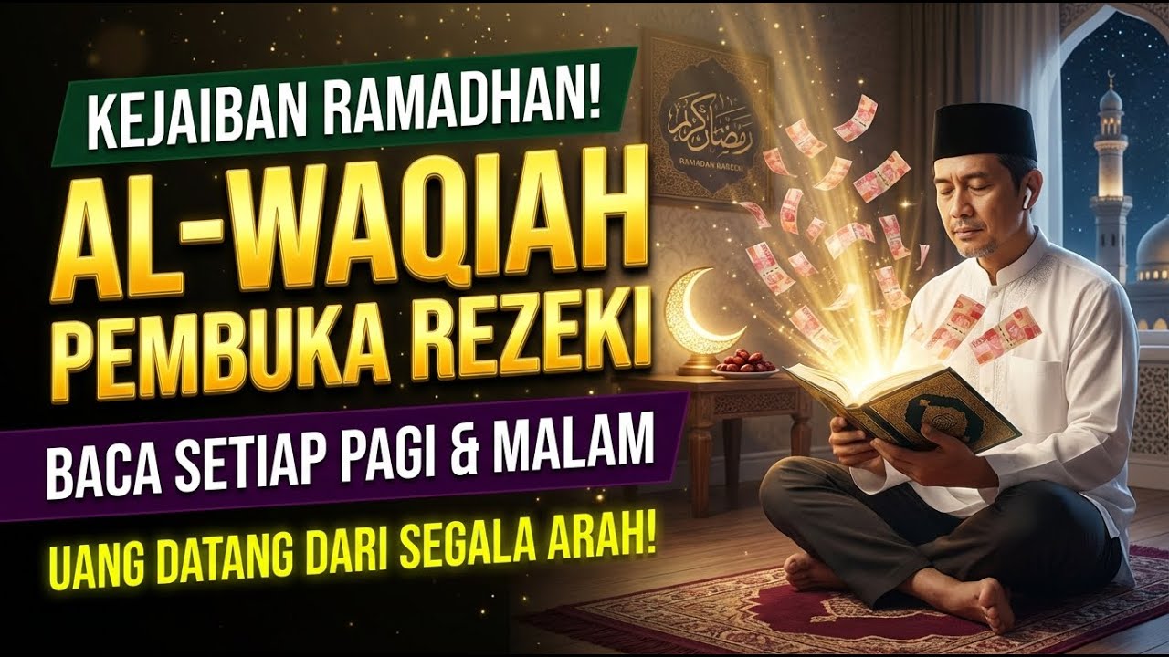 DAHSYAT! Keajaiban Al Waqiah Penarik Rezeki Bisnis Lancar Penuh Berkah Ramadhan