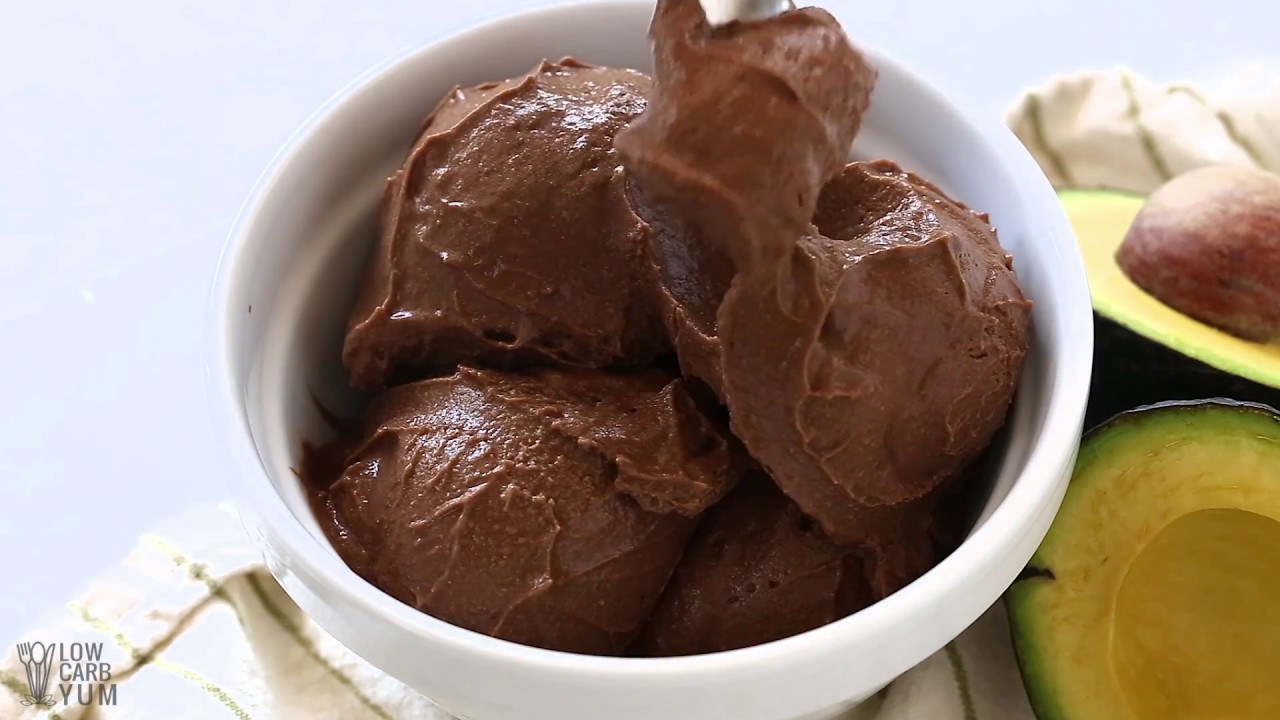 Dairy Free Chocolate Avocado Ice Cream - YouTube