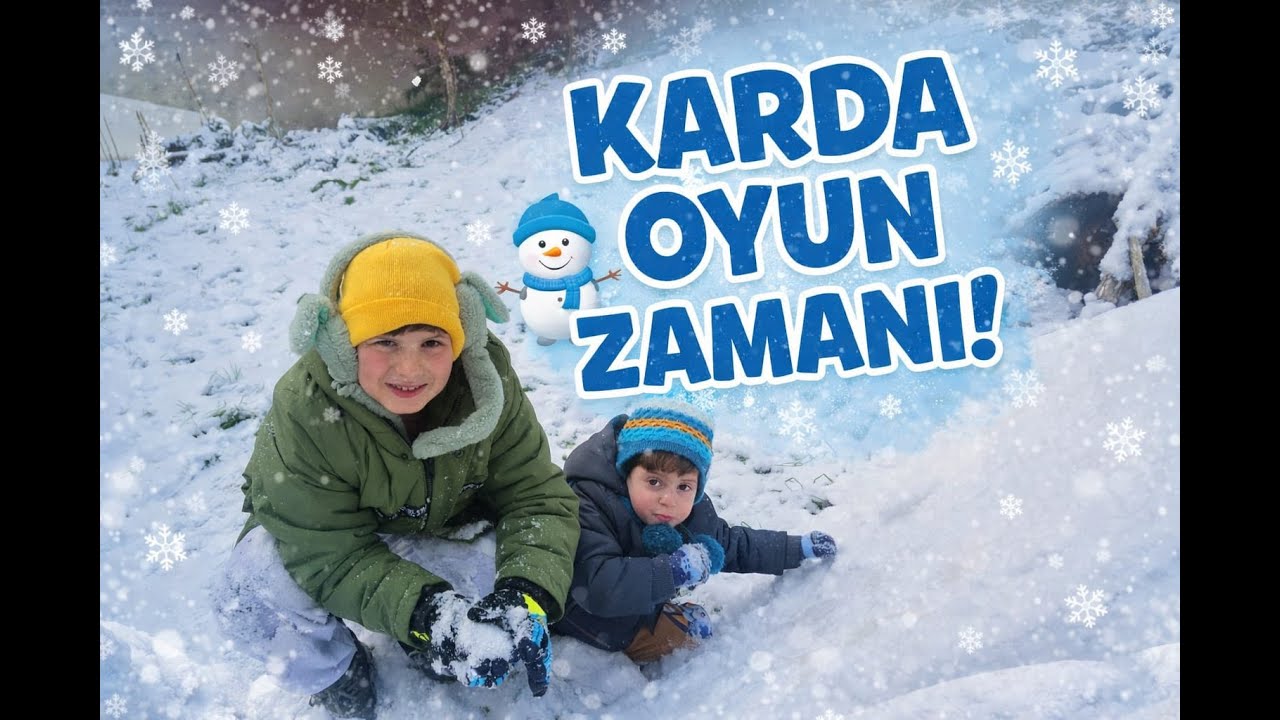 Karda Oyun Zamanı! ⛄❄️ Çok Eğlendik