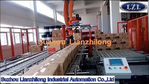 KUKA robot palletizer