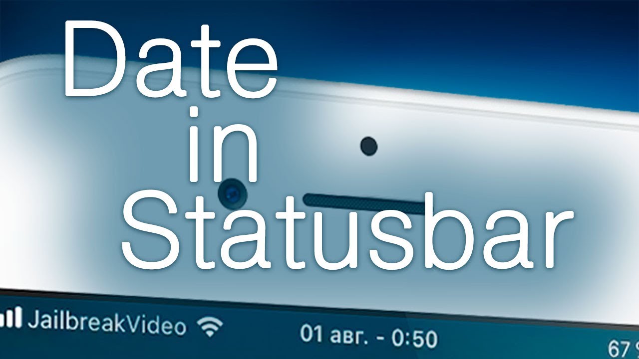 Date In Statusbar — дата в статус-баре