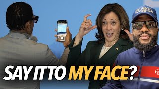 Say It To My Face... Dl Hughley Is Another Out-Of-Touch Black Man Simping For Kamala Harris, Trump