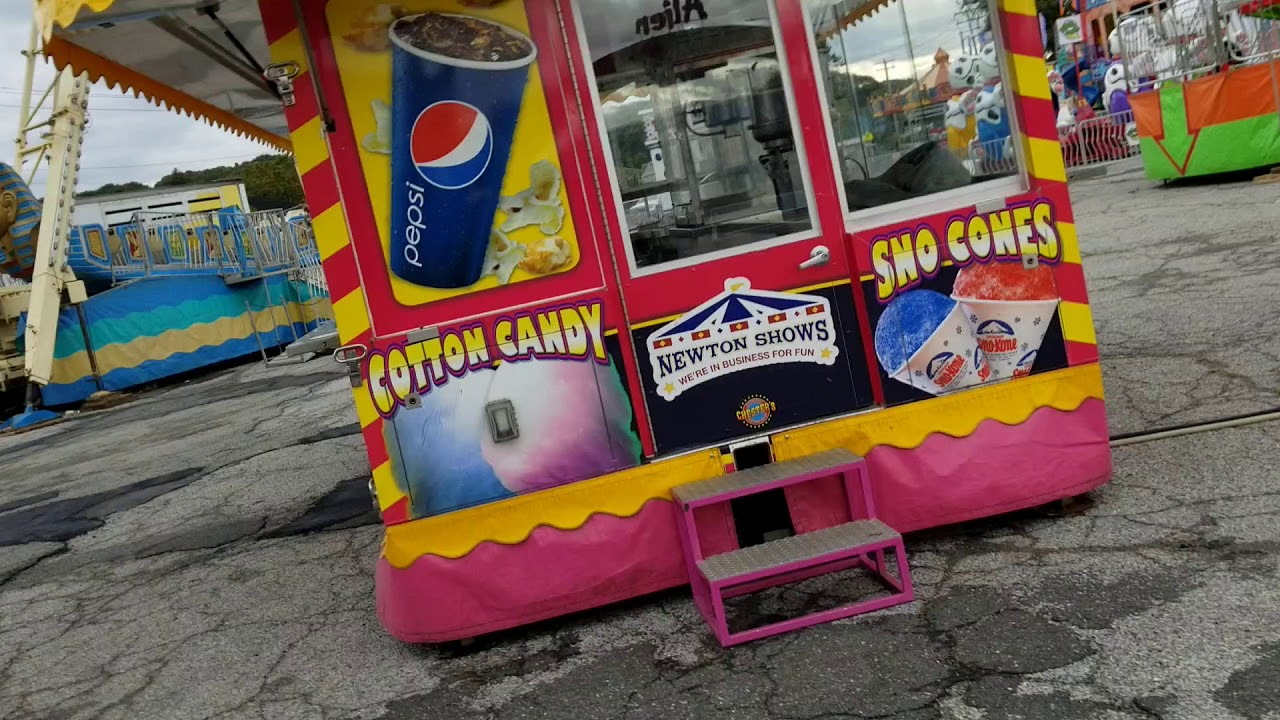 EMPTY CARNIVAL RIDES READY FOR 2019 OYSTER FESTIVAL (OYSTERFEST