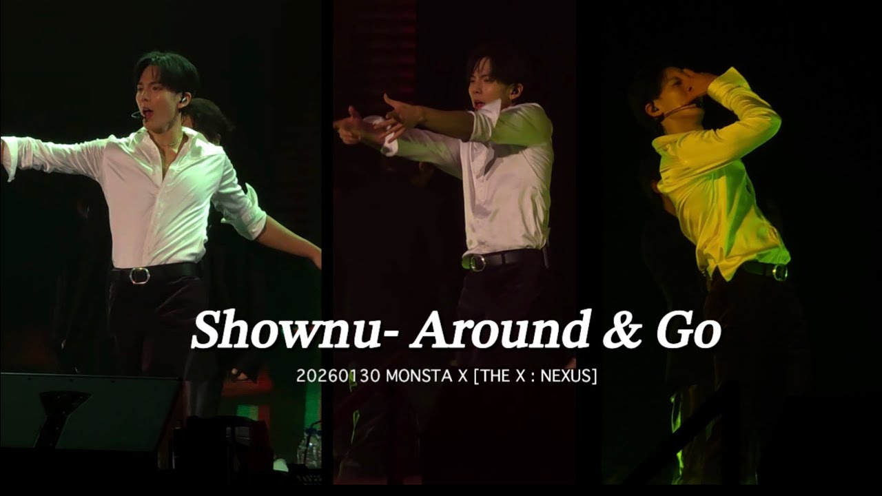 20260130 MONSTA X THE X : NEXUS 셔누 - Around & Go 콘서트 솔로무대 세로직캠 shownu focus 4K