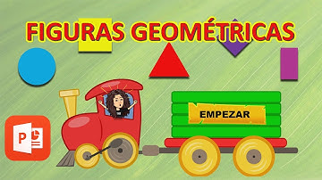 🔺COMO CREAR JUEGO INTERACTIVO POWERPOINT 🚂  FIGURAS GEOMETRICAS🚂