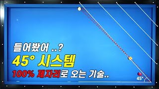 부메랑처럼 제자리로 돌아오는 옆돌리기 45도 법칙!! 확실한 1점 챙겨가시죠^^