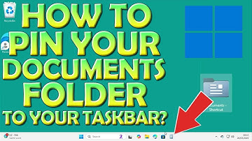🟩 How To Pin Your Documents Folder To Your Taskbar in Windows 11? 🟩