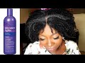 Honest review; Shimmering Lights shampoo for Salt and pepper/  How to  care for 4C grey hair