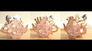 Altered Teapot Gift Box   SaCrafters by Angela