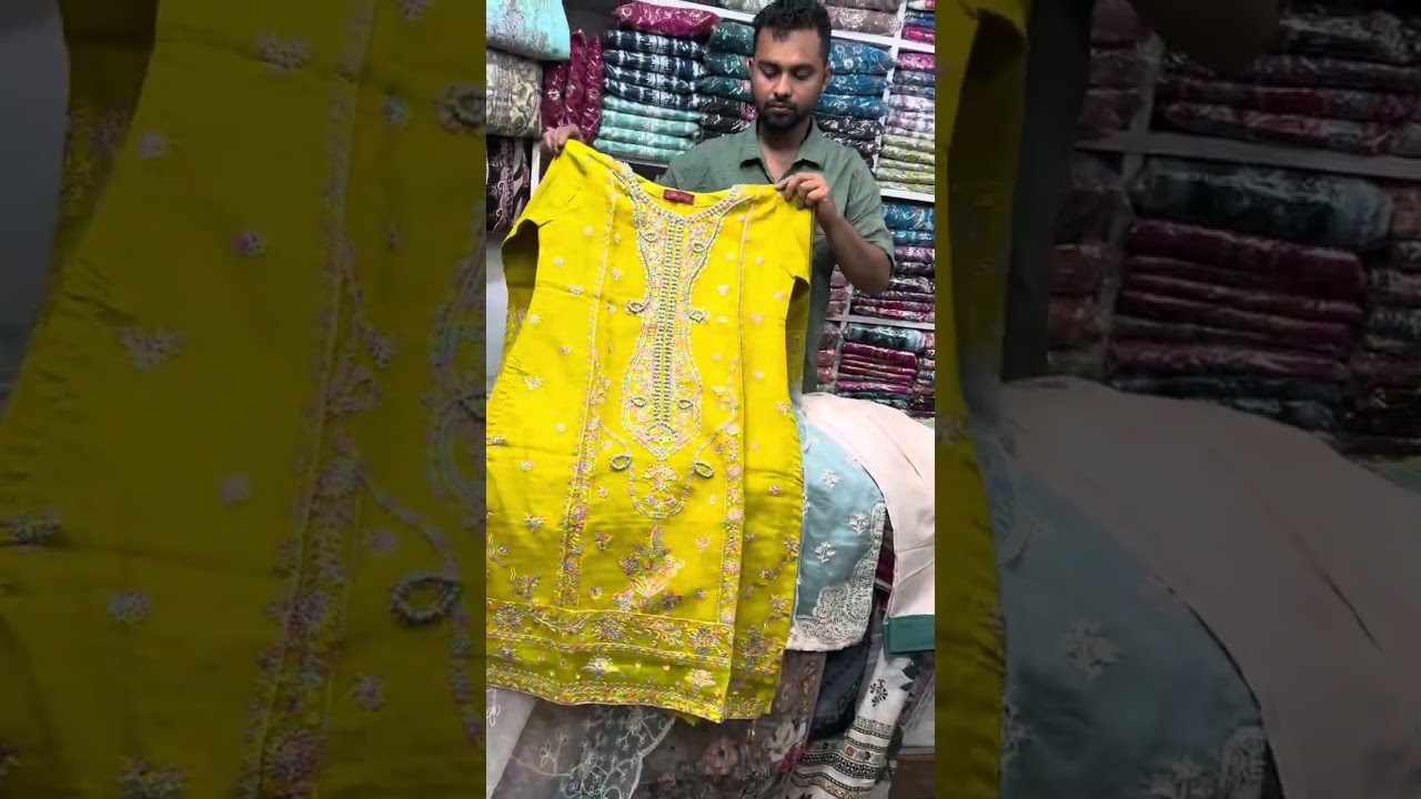 চকবাজারে কোথায় পাবেন রিজেনেবল প্রাইজের মধ্যে সুন্দর সুন্দর পাকিস্তানি ড্রেসের কালেকশন ‼️