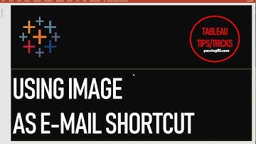 Using Image as Email Shortcut in Tableau