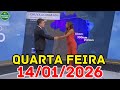 CALOR DE 38°C: Veja onde o sol predomina e o tempo fica firme | Previsão do Tempo Jornal Hoje 14/01
