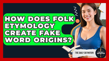 How Does Folk Etymology Create Fake Word Origins? - The Daily Definition