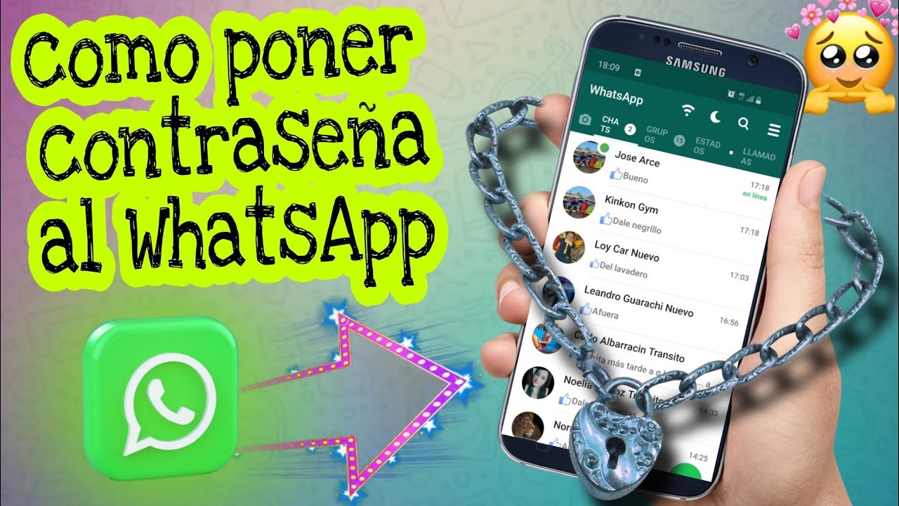 como poner contraseña al WhatsApp, facil y rápido