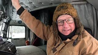 working my K100 Cabover at -25 🥶