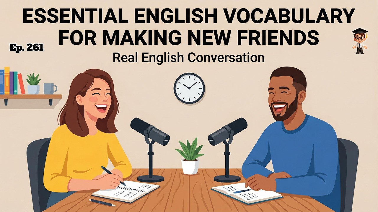 Essential English Vocabulary for Making New Friends | Small Talk Made Easy | English Podcast