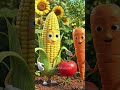 Lonely Little Corn Found Best Friends 🌽💖 | Emotional Vegetable Story #shorts