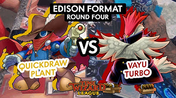 Yu-Gi-Oh! Edison Format - Round Four - Quickdraw Plant vs Vayu Turbo - Time Wizard League