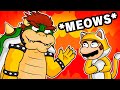 CAT MARIO VS BOWSER