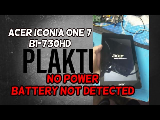 Tapa Trasera Acer Iconia One 7 B1-730Hd Negra Repuesto de Tablet