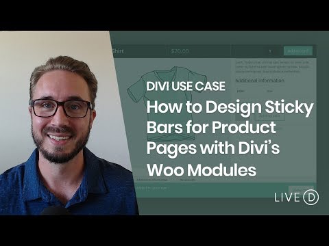 How to Design Sticky Bars for Product Pages with Divi’s Woo Modules